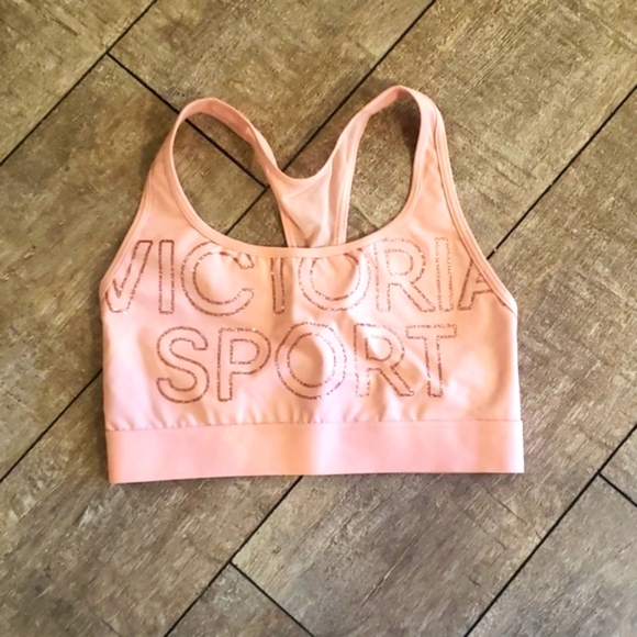 Victoria's Secret Sport pink sports bra 576 - Picture 2 of 5